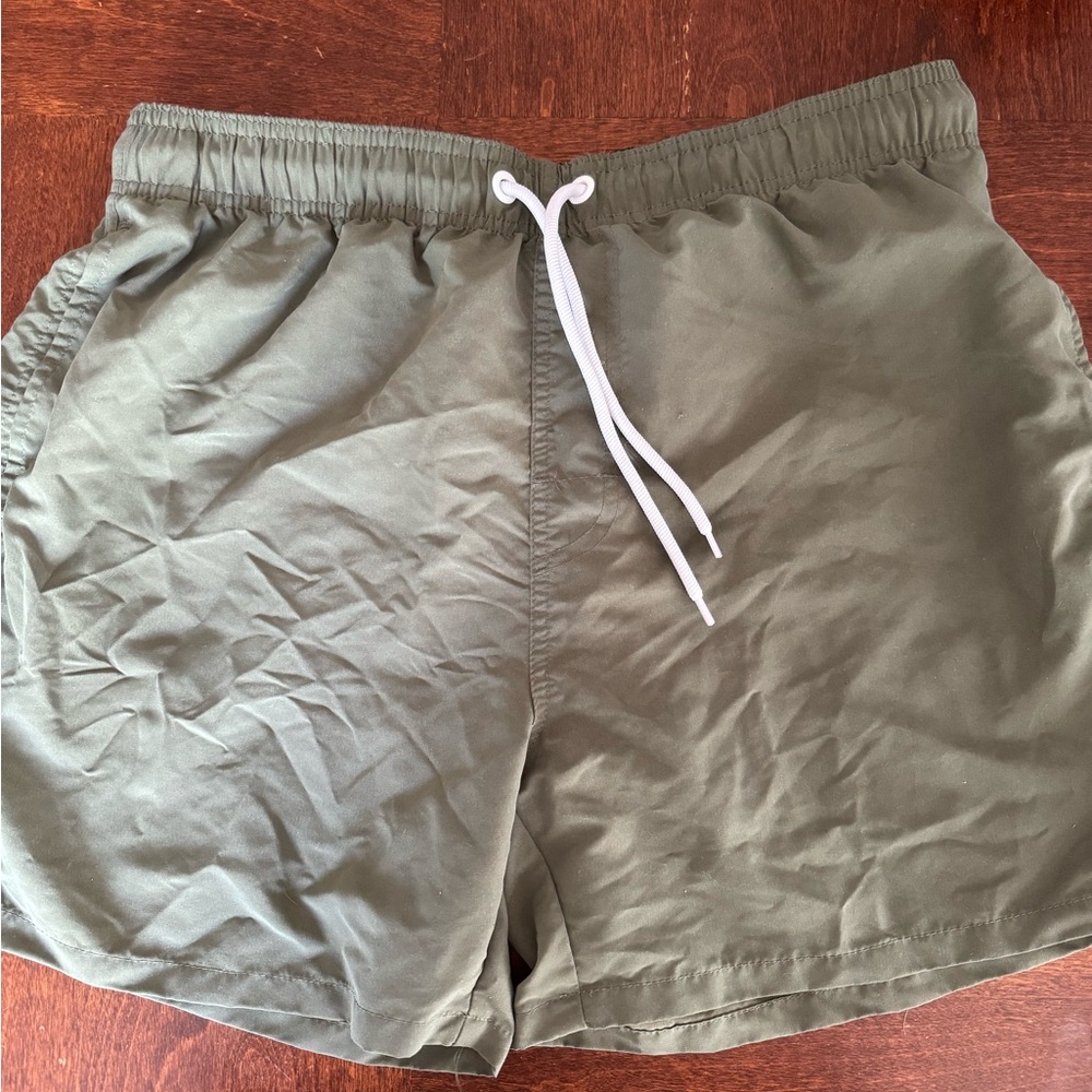 Olive Shein Men’s Swim Shorts
